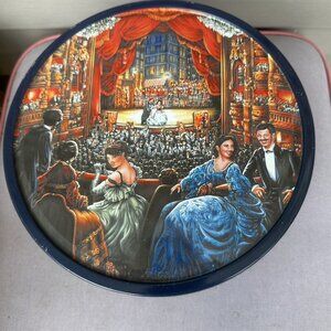 A Night At The Opera Empty Jacobsens Bakery 10" X 5" Round Metal Tin